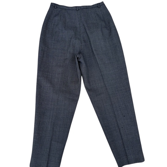 Vintage Black & White Wool Trousers Pendleton Size 14 Petite - Picture 2 of 6